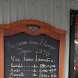 Photo de notre menu