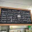Photo de notre menu